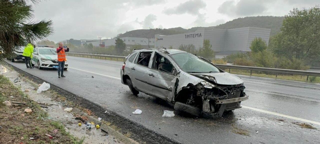 Düzce'de meydana gelen trafik kazalarında 5 kişi yaralandı
