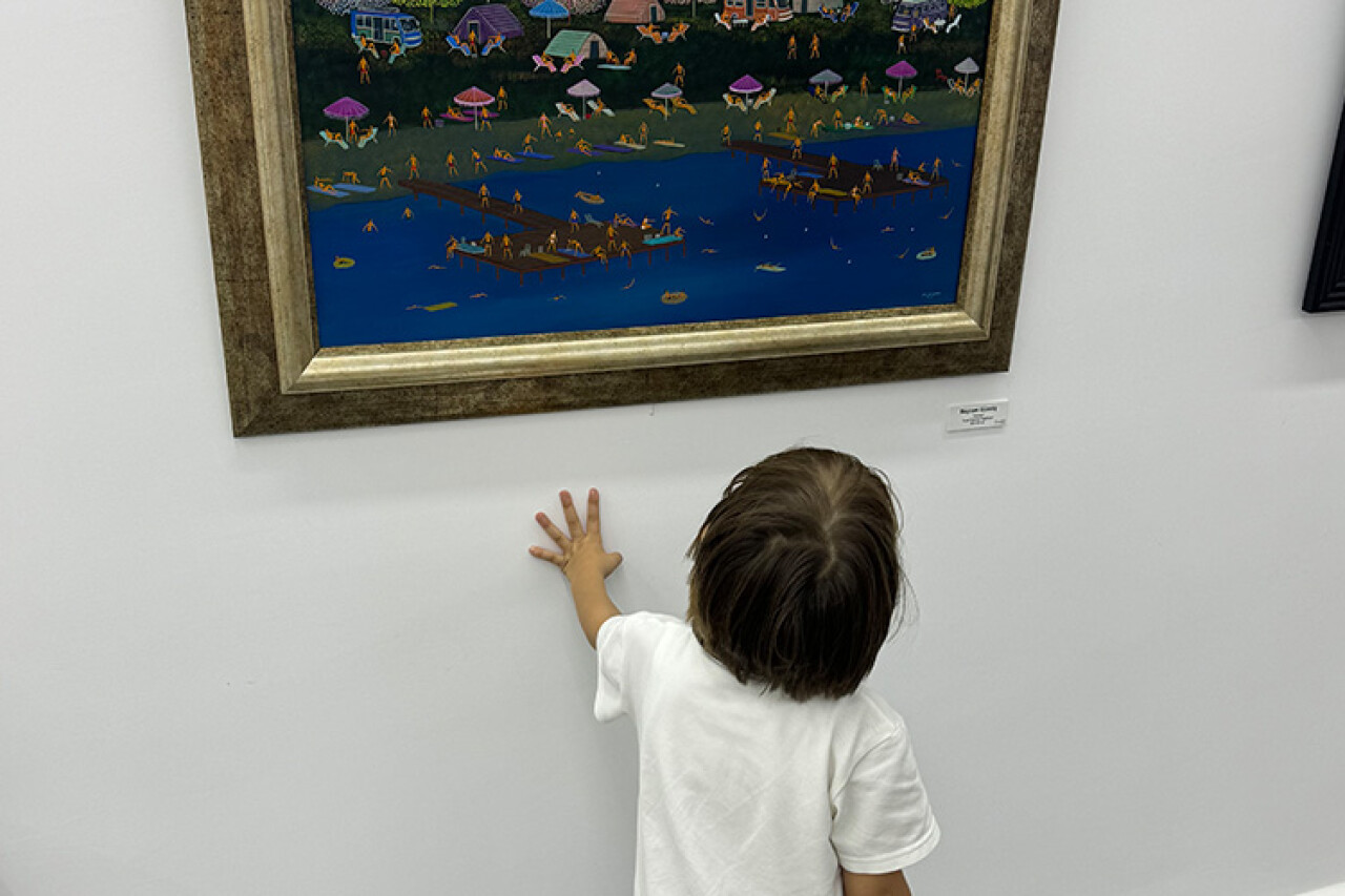 Küçük ressamdan güldüren diyalog