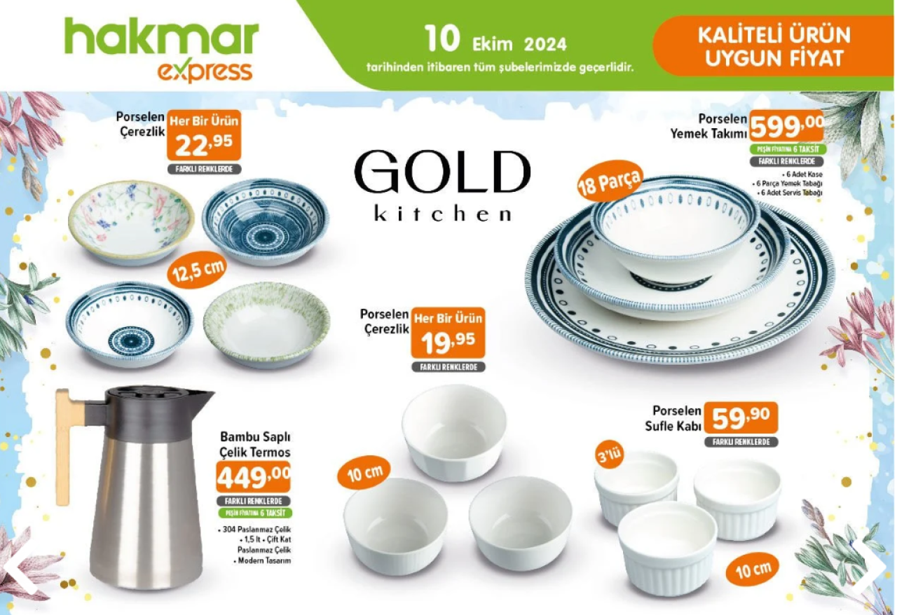 Çeyiz düzecekler DİKKAT! Yarın Hakmar'da Birçok Ürün Sizi Bekliyor