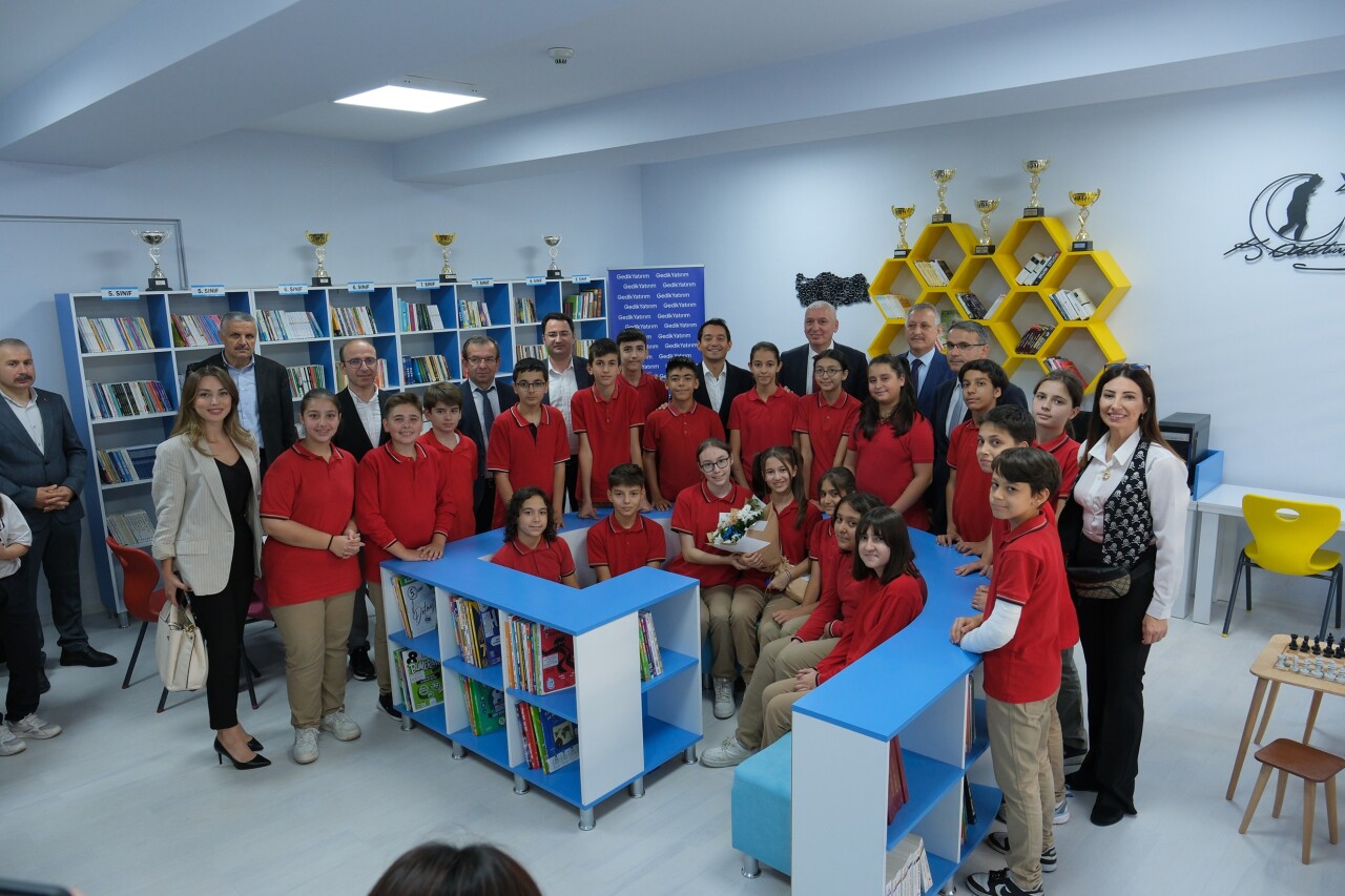 Gedik Yatırım’ın dördüncü kütüphanesi Safranbolu’da öğrencilerle buluştu