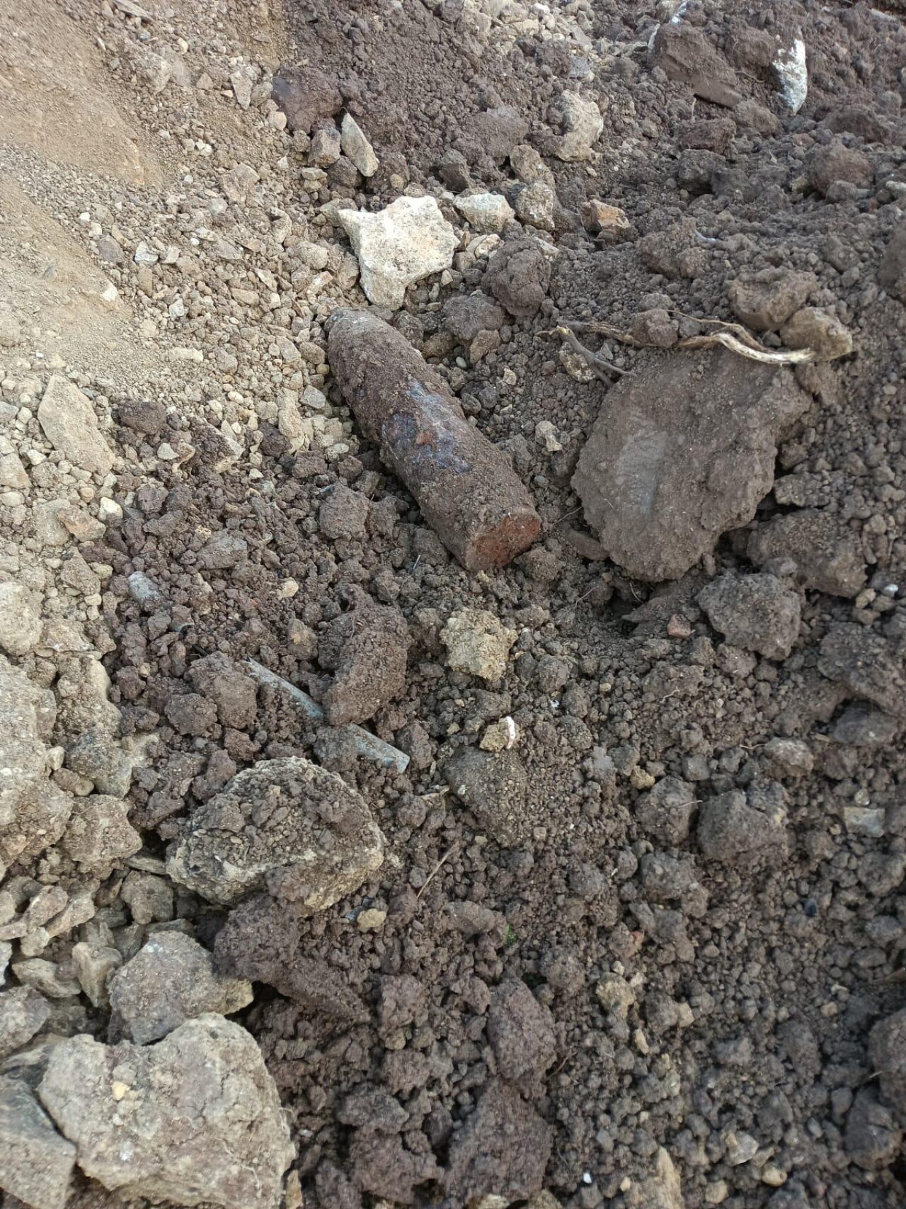 Bursa'da bulunan patlamamış top mermisi imha edildi