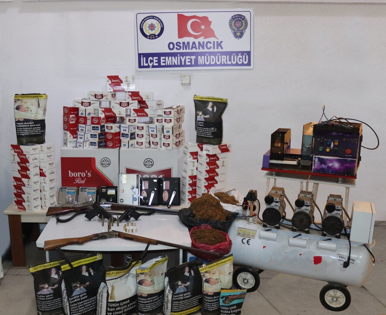 Kaçak sigara ticareti CİMER'e yapılan ihbarla önlendi