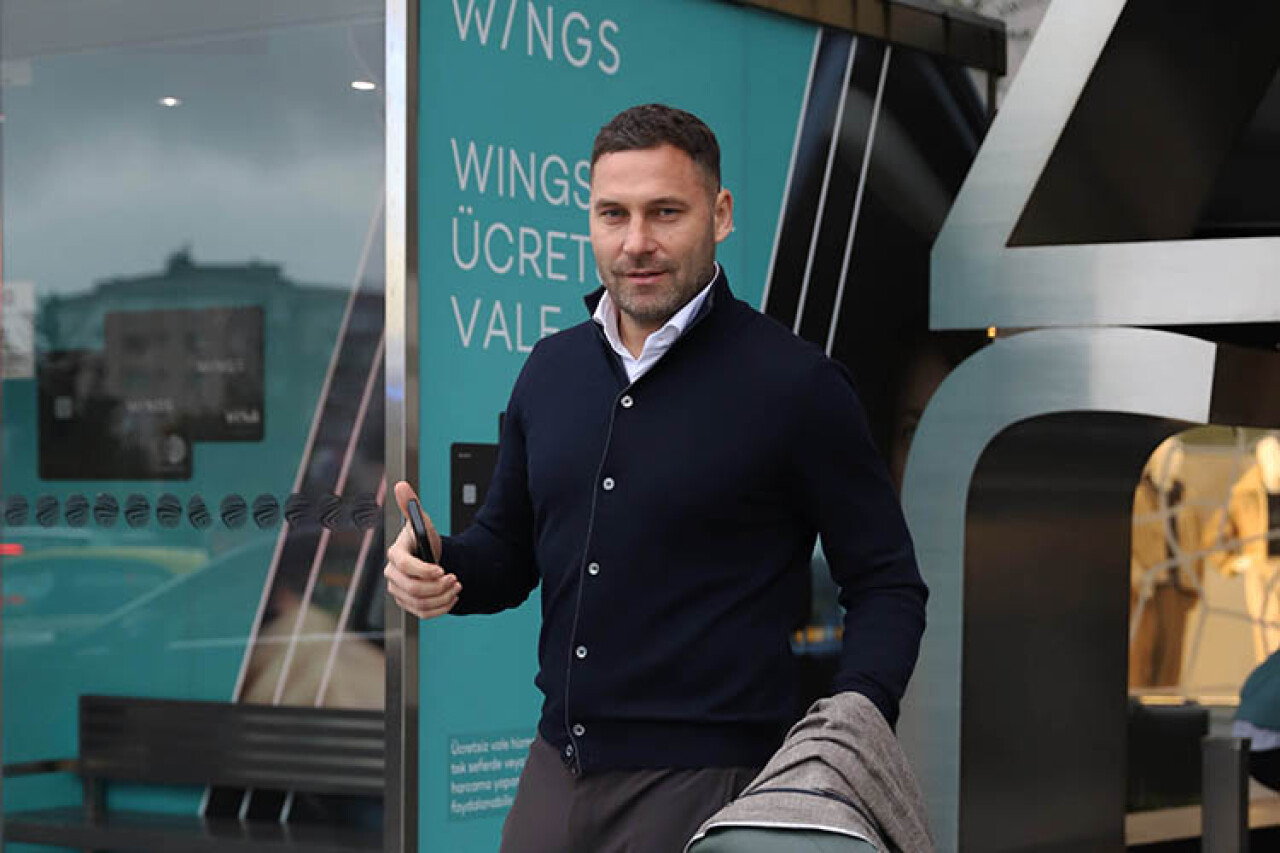 Dusko Tosic'in alışveriş keyfi