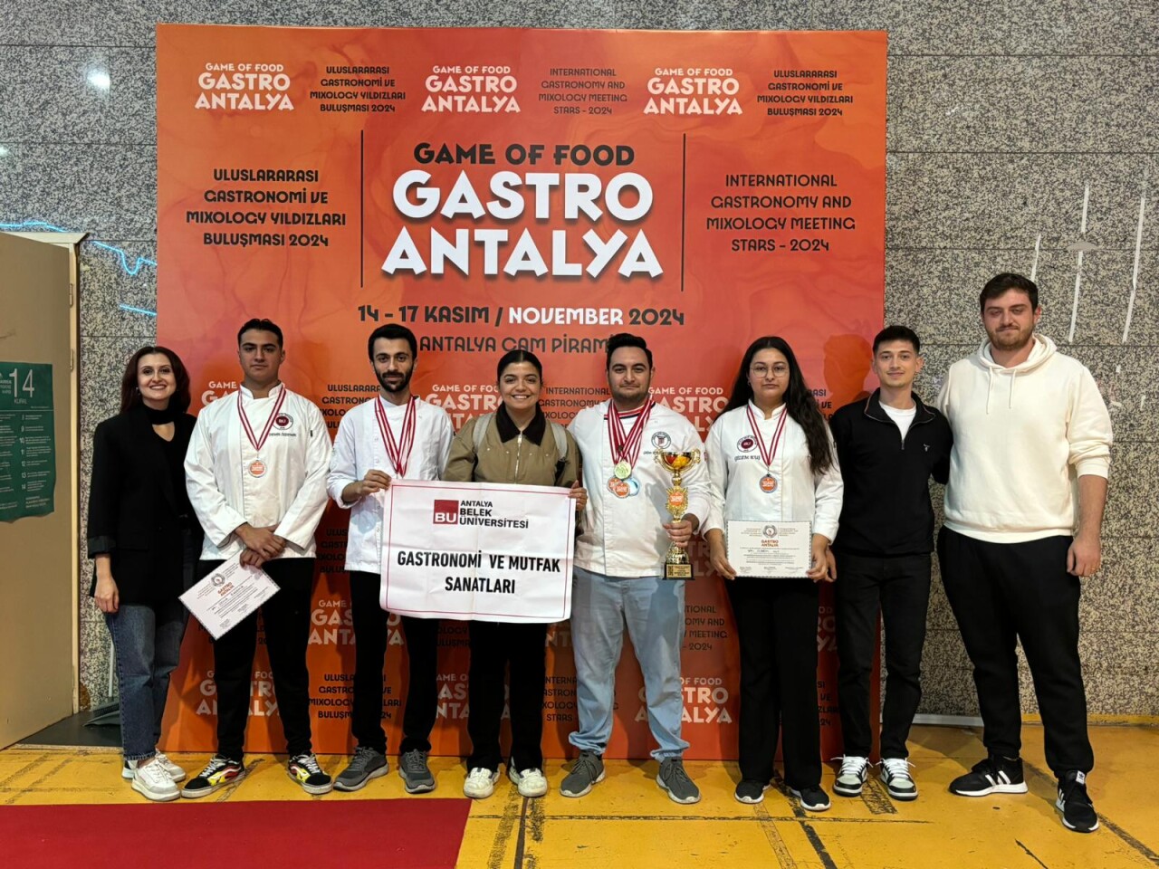 Antalya Belek Üniversitesi, GastroAntalya 2024’te büyük bir başarıya imza attı