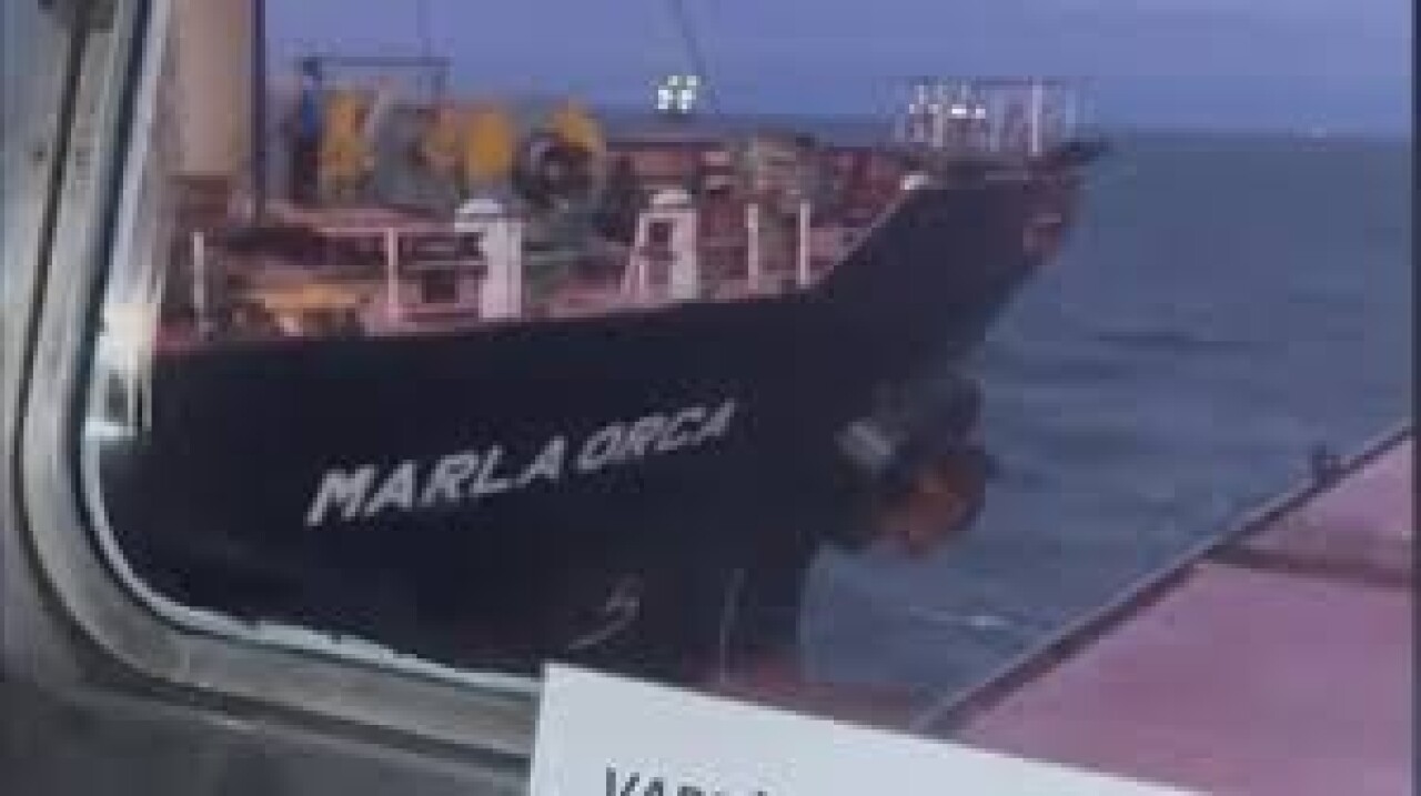 İstanbul'da gemi kazasına ramak kaldı