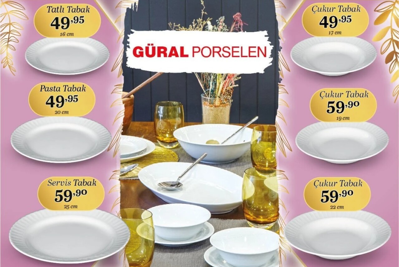 Hakmar’dan Uygun Fiyatlarla Porselen Takımı Fırsatı