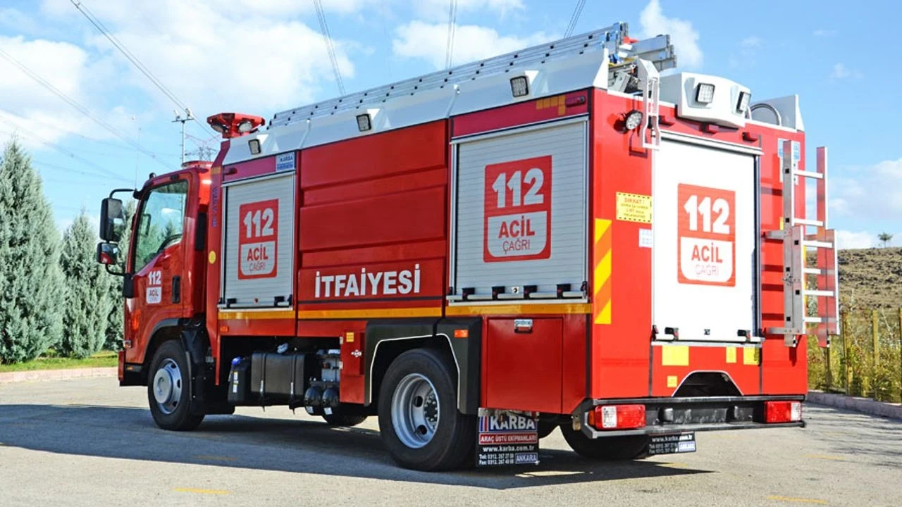 Tıbbi cihaz üretimi yapan fabrikada yangın çıktı