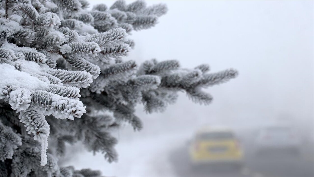 Termometrelerin eksi 22'yi gösterdiği Erzurum gece buz kesti