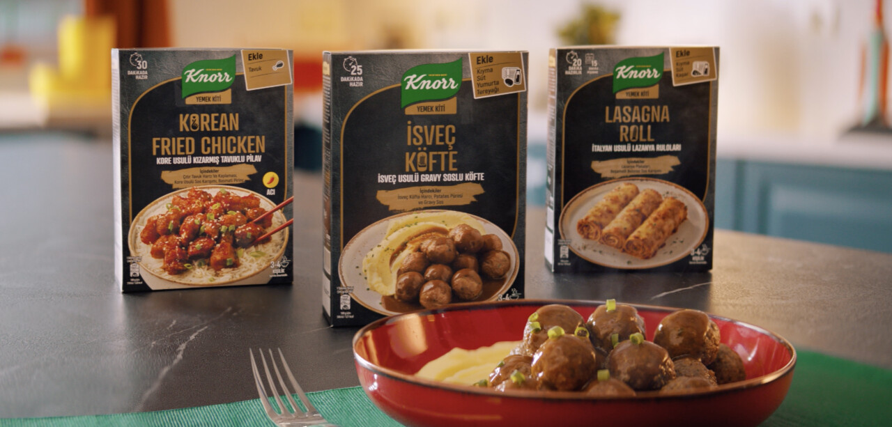 Olsa da yesek dediğiniz İsveç Köfte Knorr yemek kiti ile sofralarda