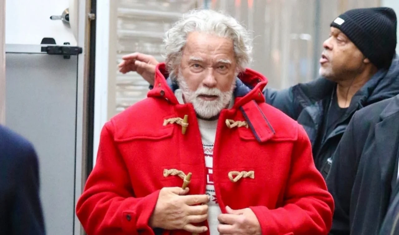 Arnold Schwarzenegger Noel Baba Rolünde! Yeni Görüntüleri Şaşırttı