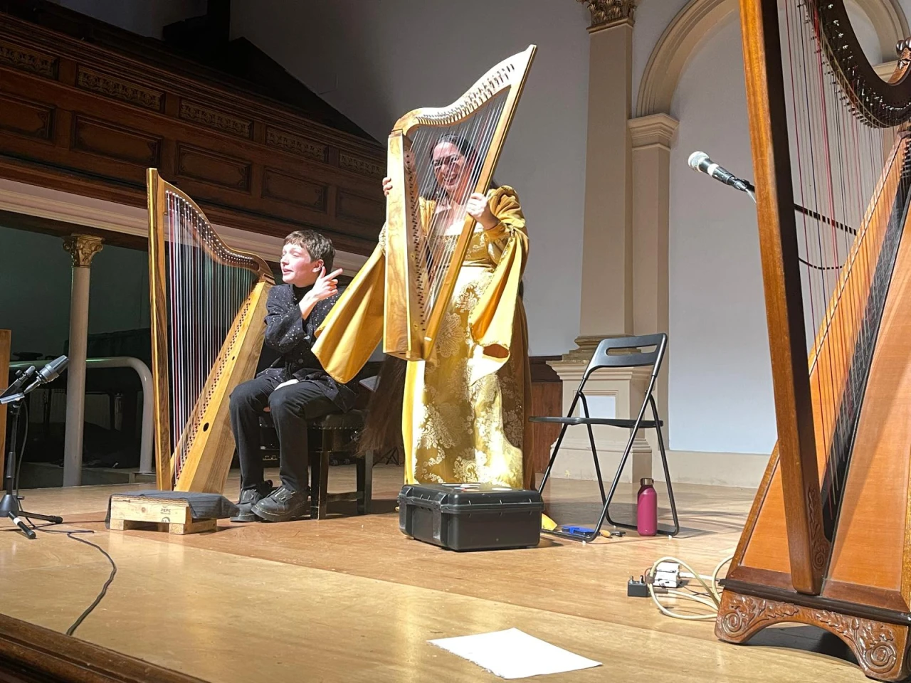 Türk arp sanatçısı Zeynep Öykü unutulmaz performans sergiledi