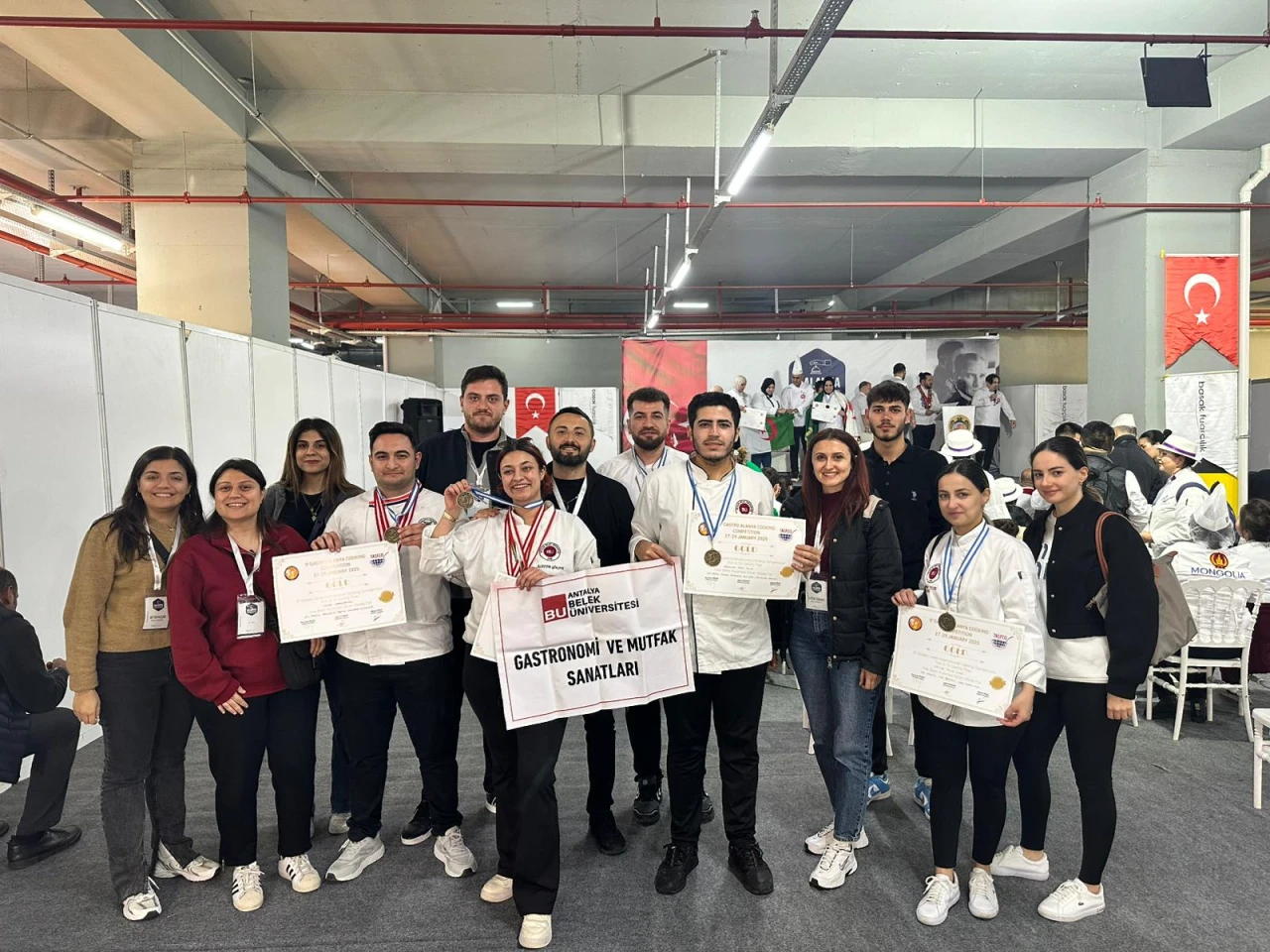 Antalya Belek Üniversitesi, 9. Gastro Alanya Yarışması'nda büyük başarı kazandı