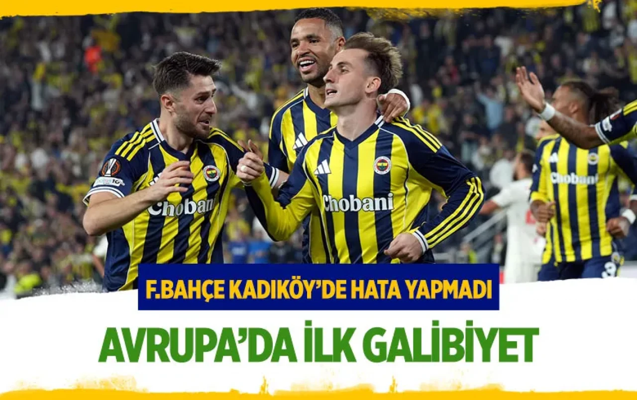 Fenerbahçe Avrupa Ligi'nde ilk galibiyetini aldı