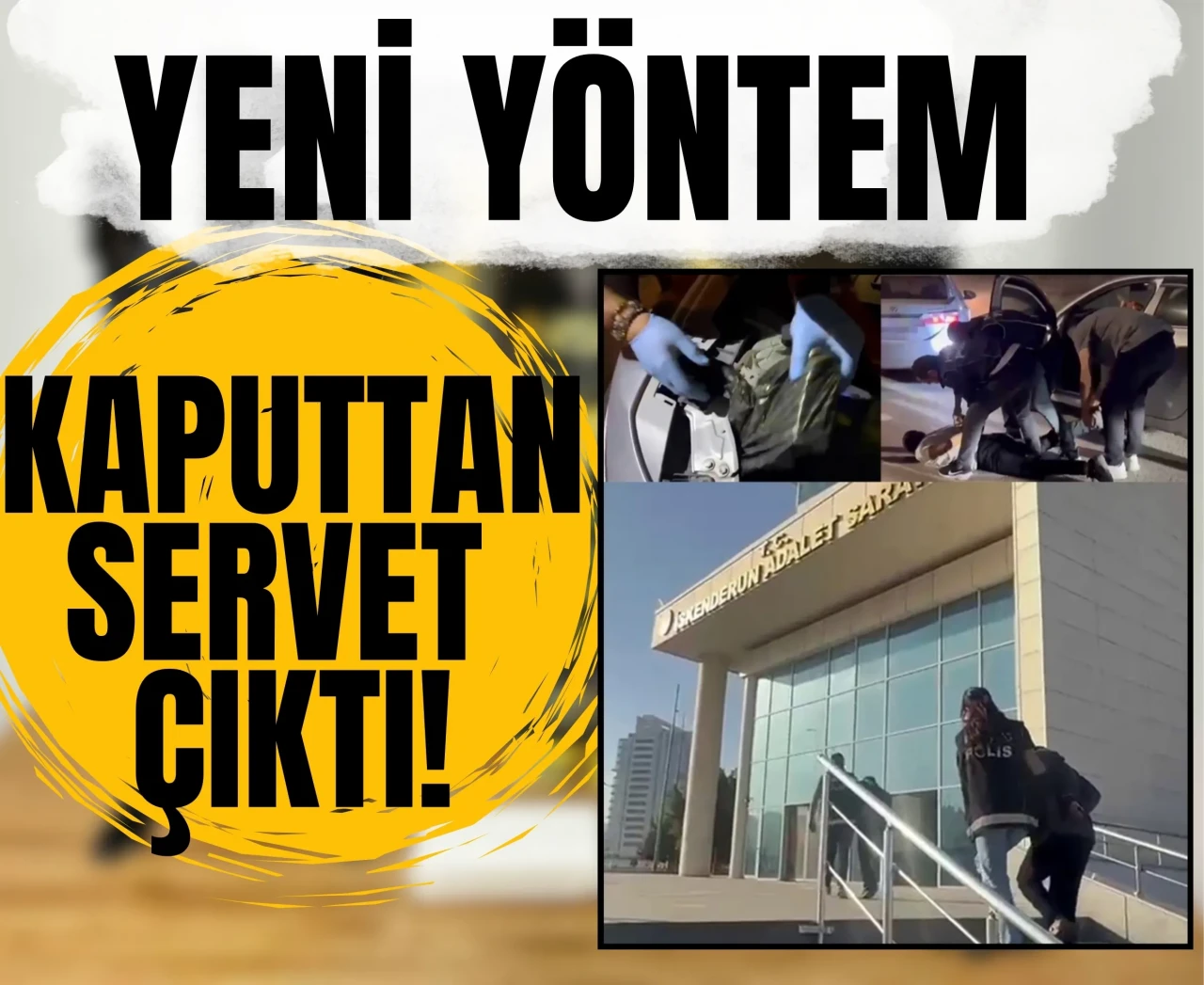 Narkotik köpeği kaputu açtırdı! Araçtan servet çıktı