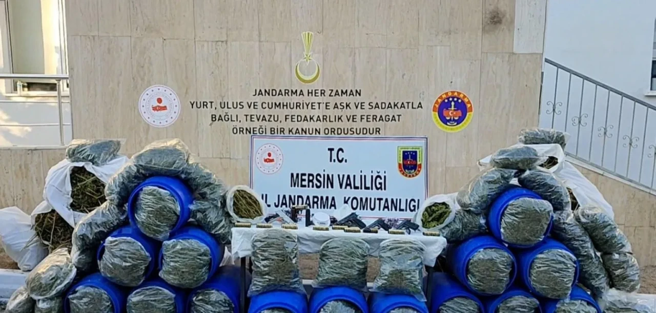 Mersin’de uyuşturucuya büyük darbe!