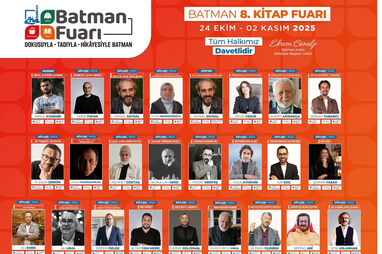 Batman’da kitap ve sanat etkinlikleriyle dolu 10 gün