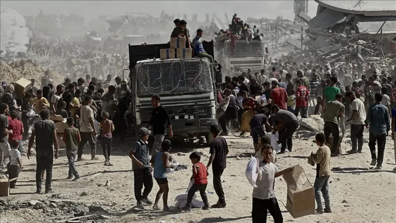 İnsani yardım yüklü 173 tır Gazze'ye ulaştı!