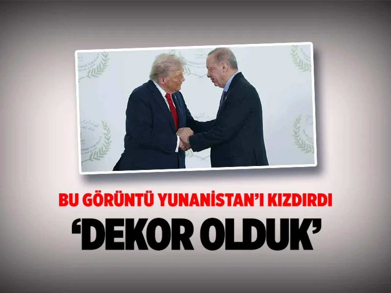 Yunan muhalefetinden tokat gibi sözler: Trump ve Erdoğan şovu arasında kaybolduk!