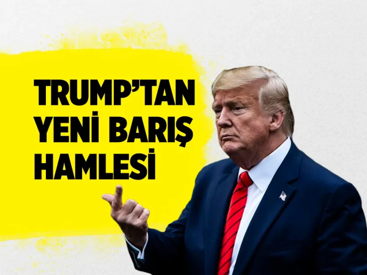 Trump’tan Gazze mesajı: Barış için 'gerçek bir şans' dedi