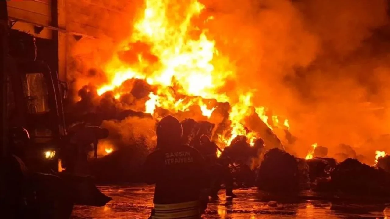 Organize Sanayi'de alev alarmı! Vali olay yerinde