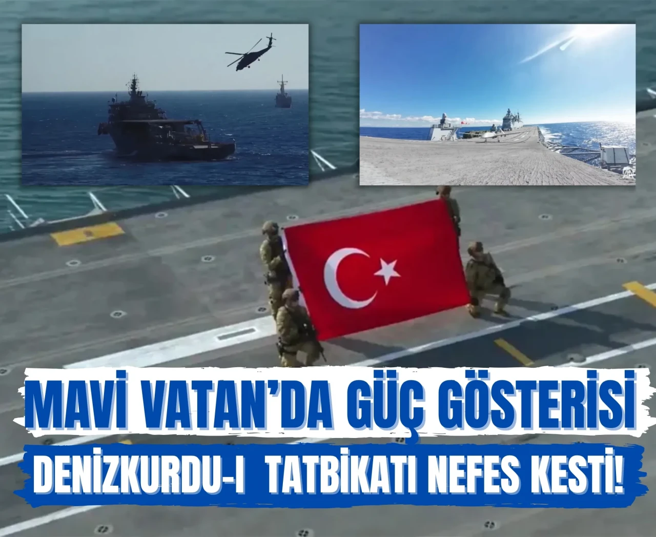 Mavi Vatan’da güç gösterisi: Denizkurdu-I 2025 tatbikatı nefes kesti!