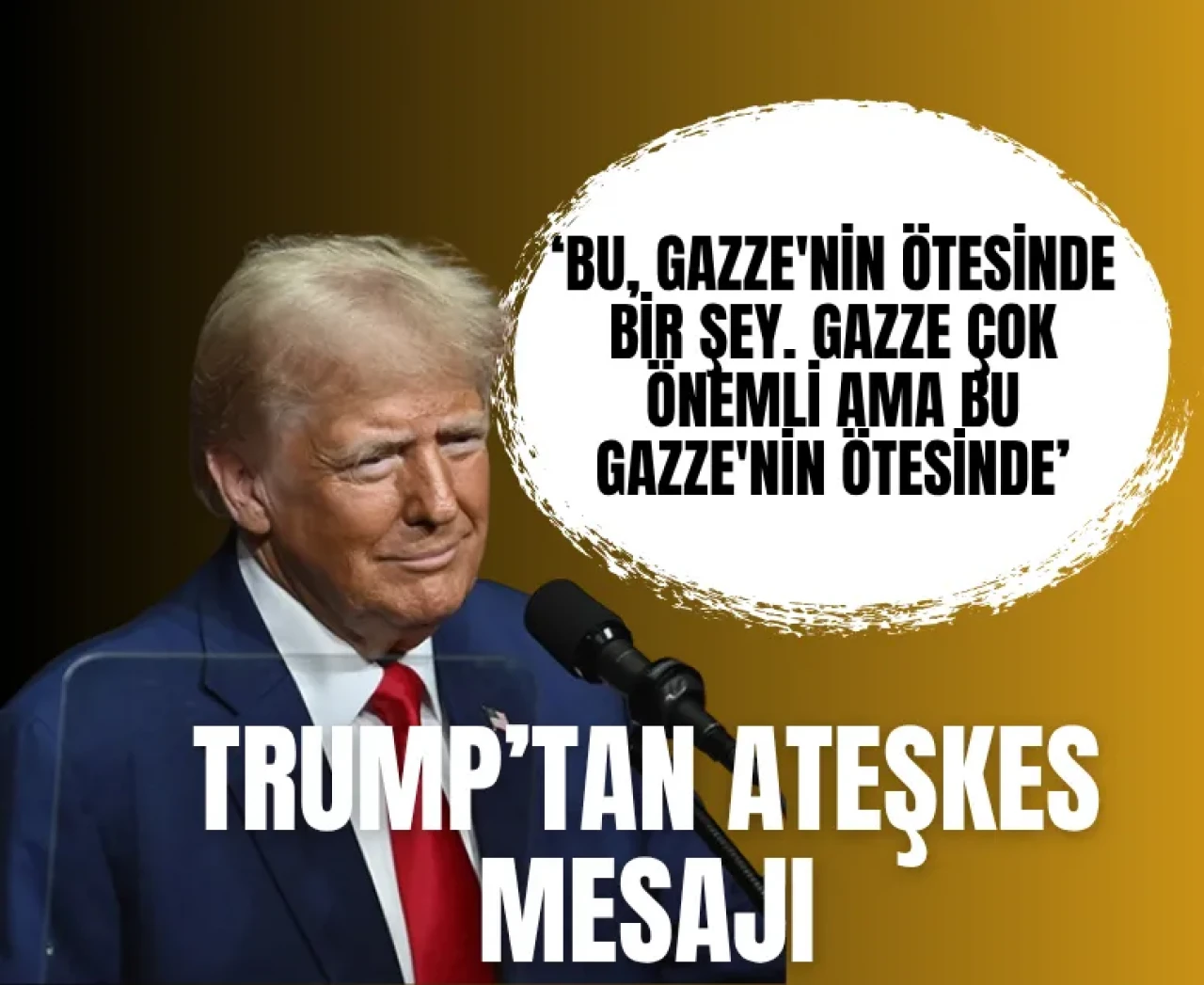 Trump’tan Gazze ateşkesi mesajı: 'Herkes savaştan yoruldu'