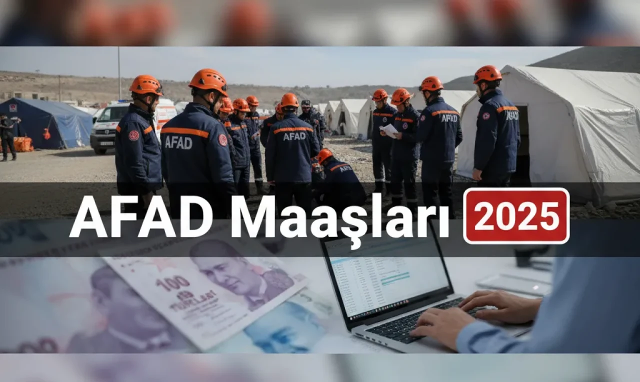 AFAD Maaşları 2025 Sözleşmeli Personel, Tekniker ve Güvenlik Ücretleri