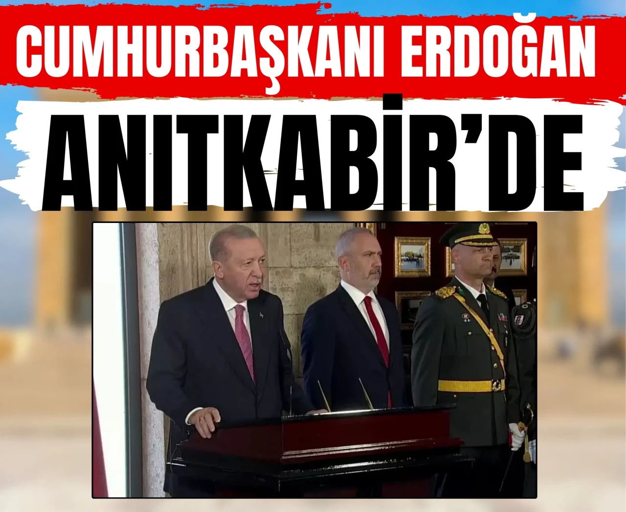 Cumhuriyet’in 102. Yılında Cumhurbaşkanı Erdoğan'dan Anıtkabir’e anlamlı ziyaret