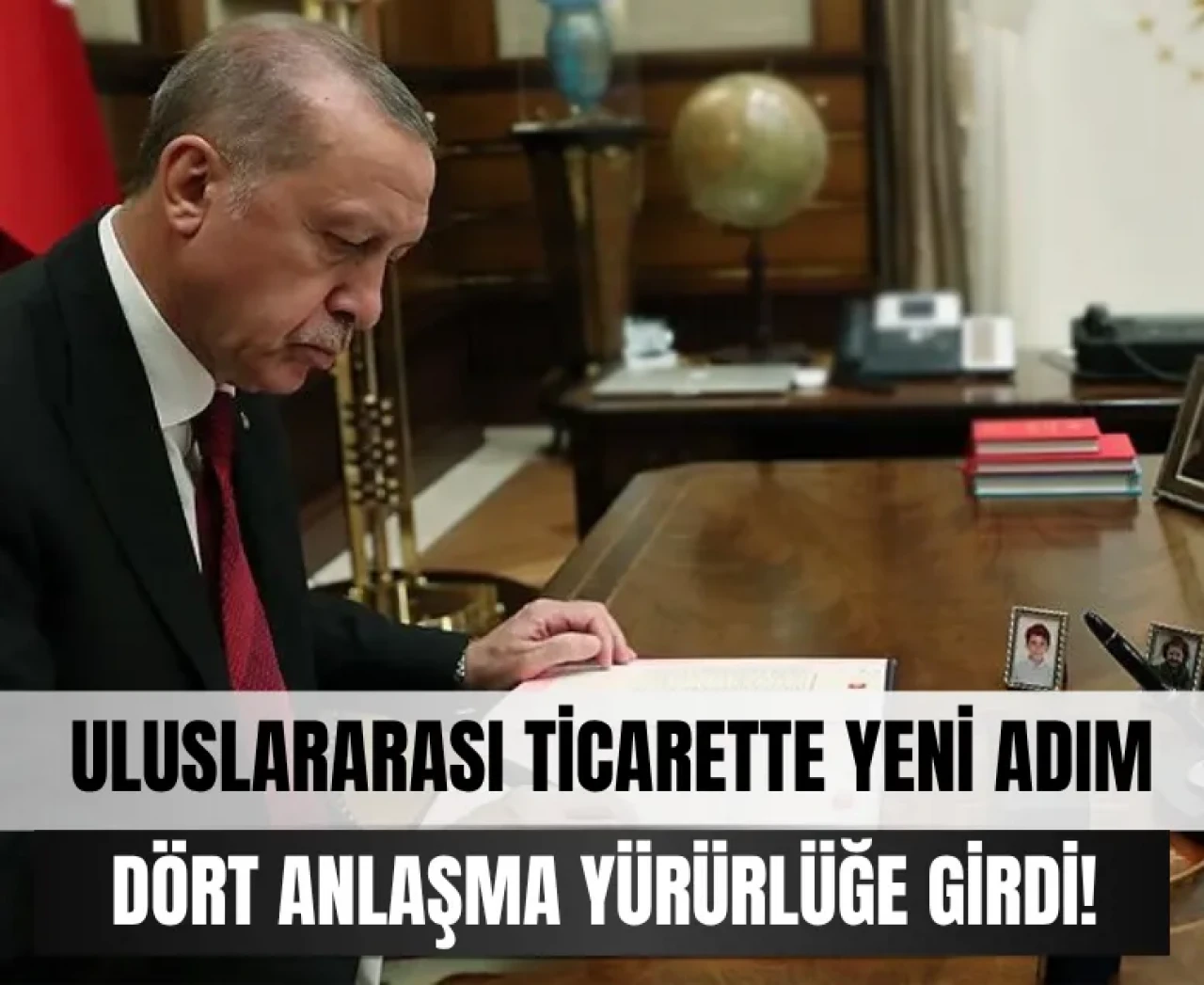 Cumhurbaşkanı Erdoğan’ın imzasıyla önemli ticaret onayı: Resmi Gazete'de!