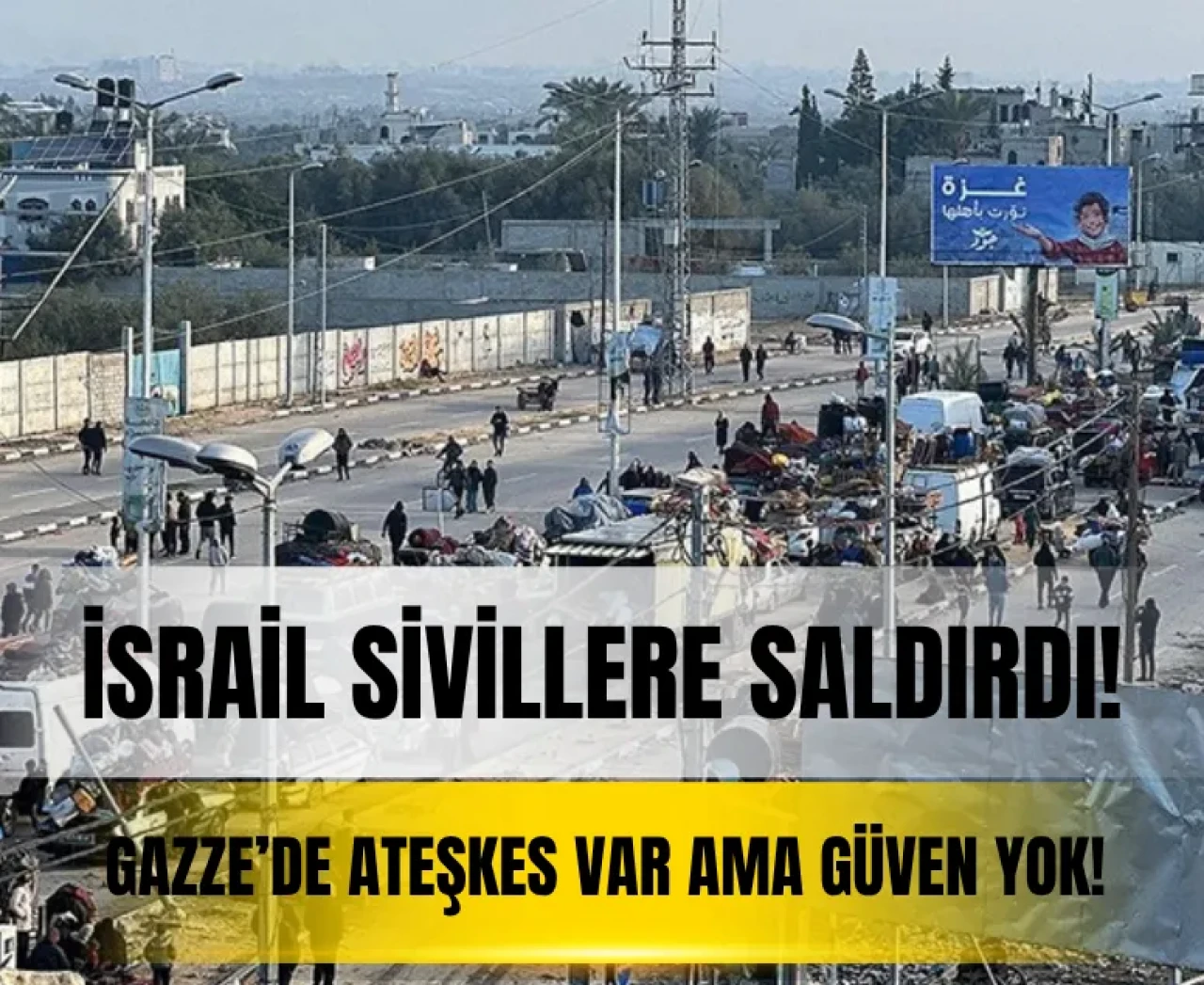 Gazze'de ateşkes var ama güven yok: İsrail sivilleri yine vurdu!