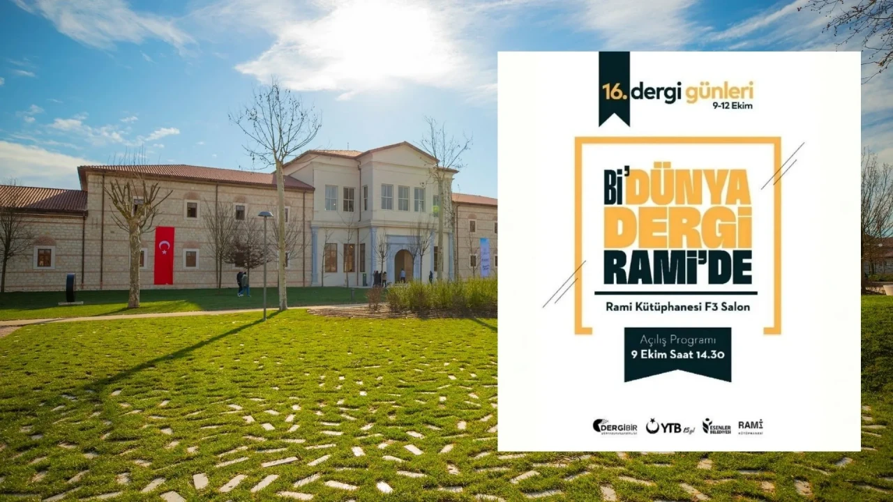 16. Uluslararası Dergi Günleri Rami Kütüphanesi’nde başlıyor: Etkinlik takvimi yayında