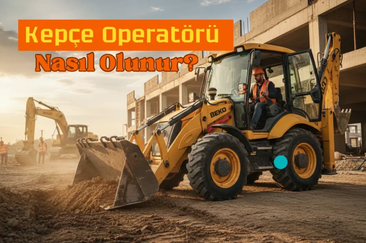 Kepçe Operatörü Nasıl Olunur? Operatör Olmak İçin Ne Gerekir? Kaç Yaşında Olunur?