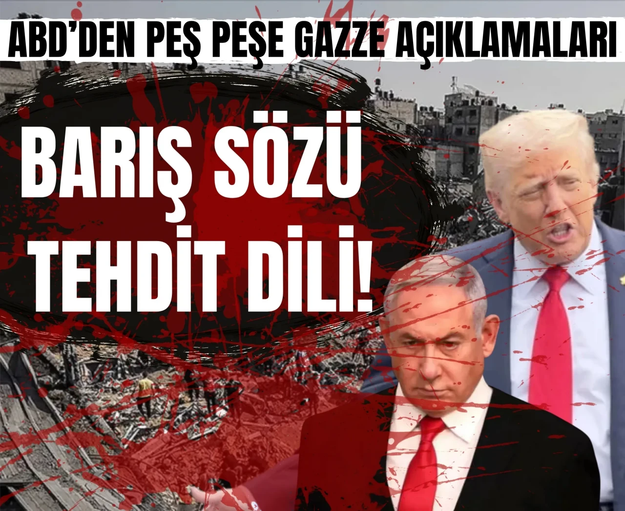 Trump’tan Gazze mesajı: 'Netanyahu bombardımanı bitirmeye hazır'