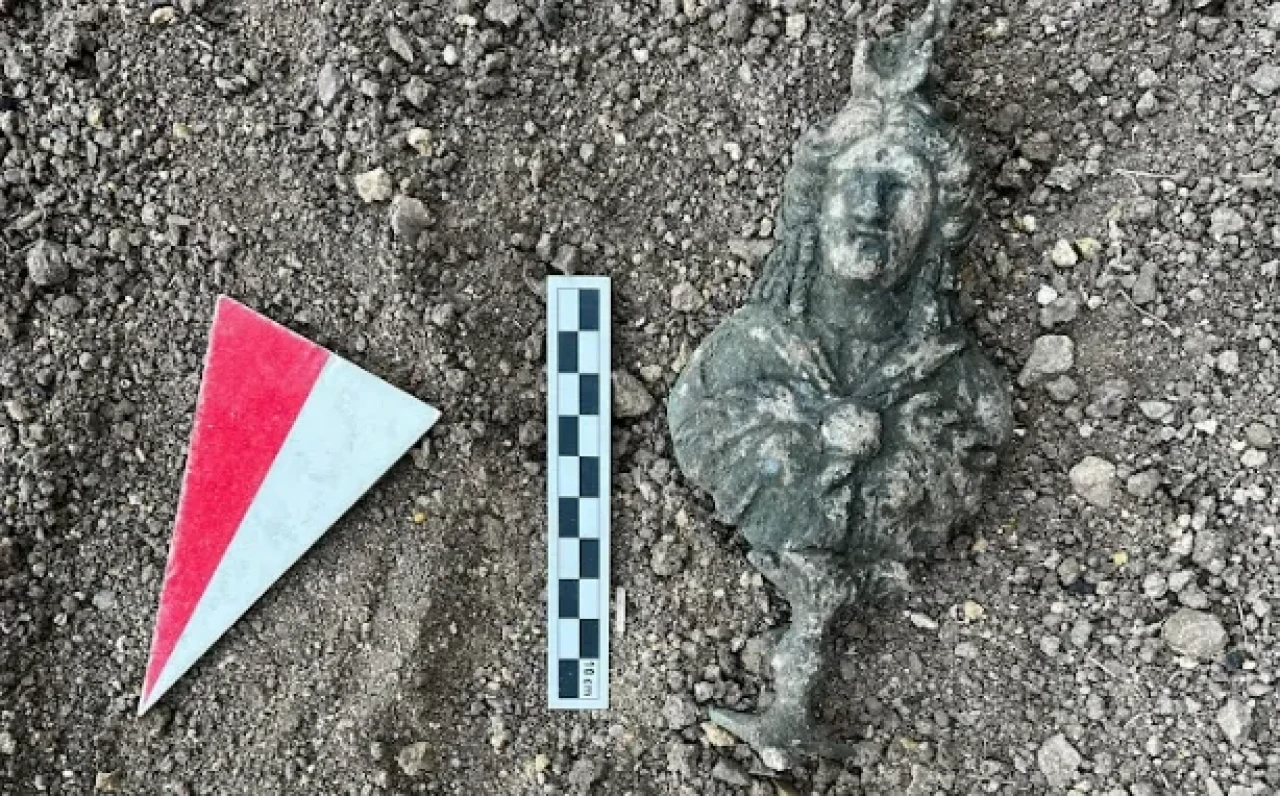 Satala Antik Kenti'nde Mısır Tanrıçası İsis'in bronz büstü bulundu