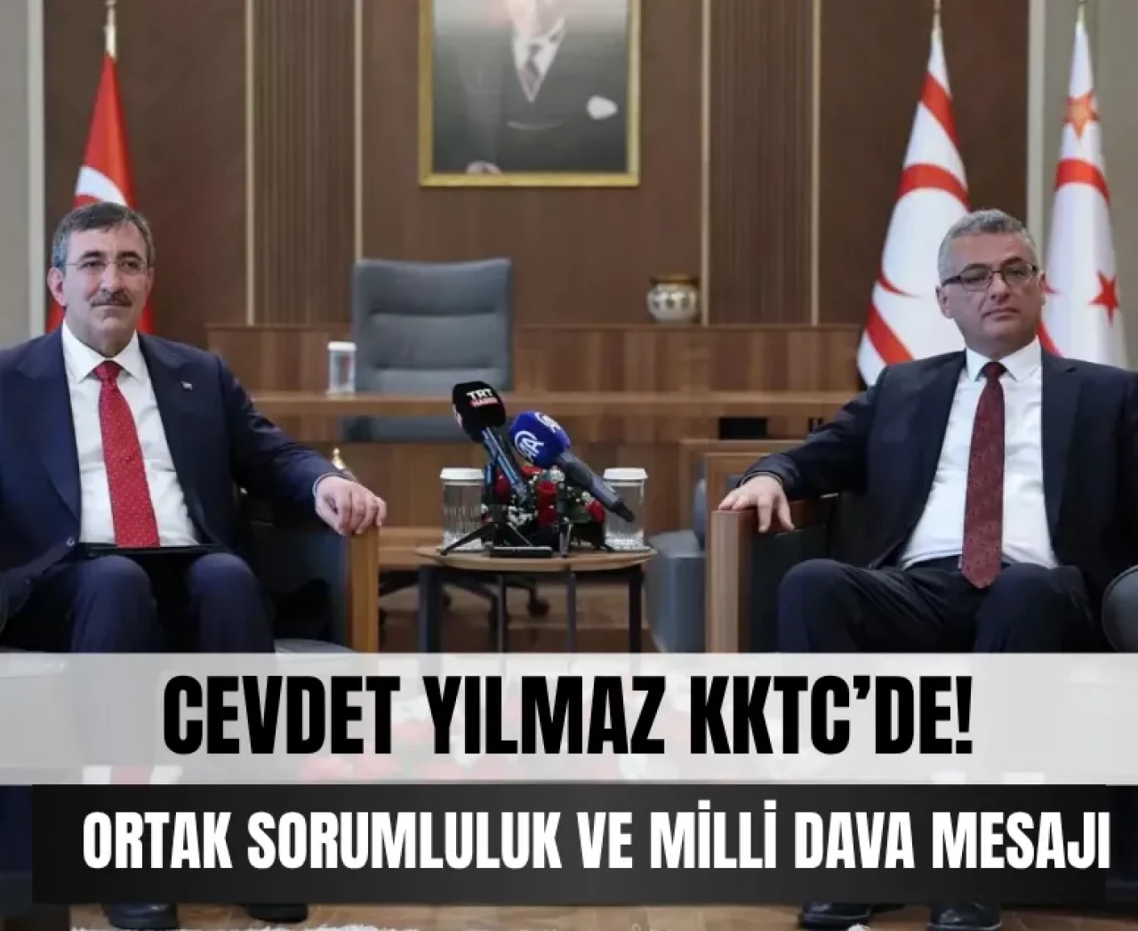 Türkiye KKTC’nin yanında: Cevdet Yılmaz’dan tarihi destek mesajı!