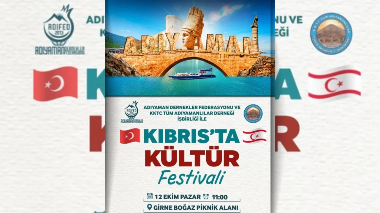Adıyaman kültürü Kıbrıs’ta hayat buluyor: Girne’de kültür festivali hazırlığı
