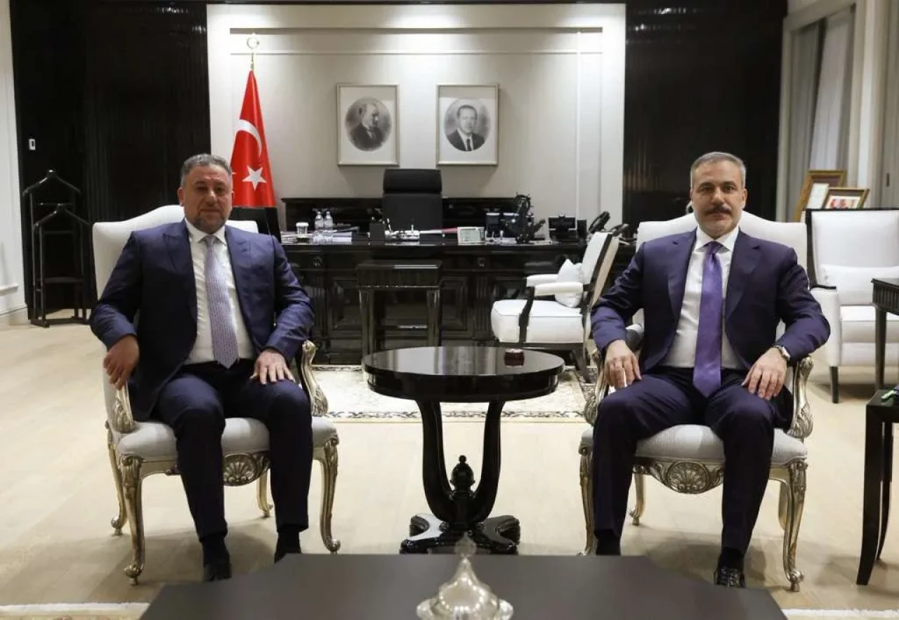 Dışişleri Bakanı Hakan Fidan, Iraklı siyasetçi Hamis Hançer ile görüştü