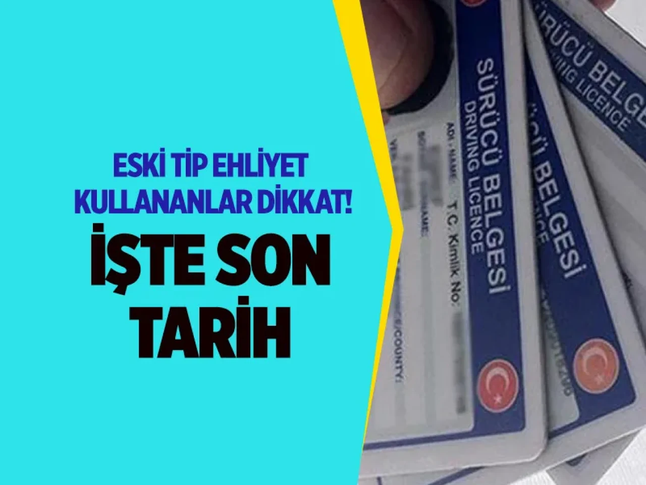 Uzatma yok, Bakan Yerlikaya net konuştu: Eski tip ehliyetler için son tarih