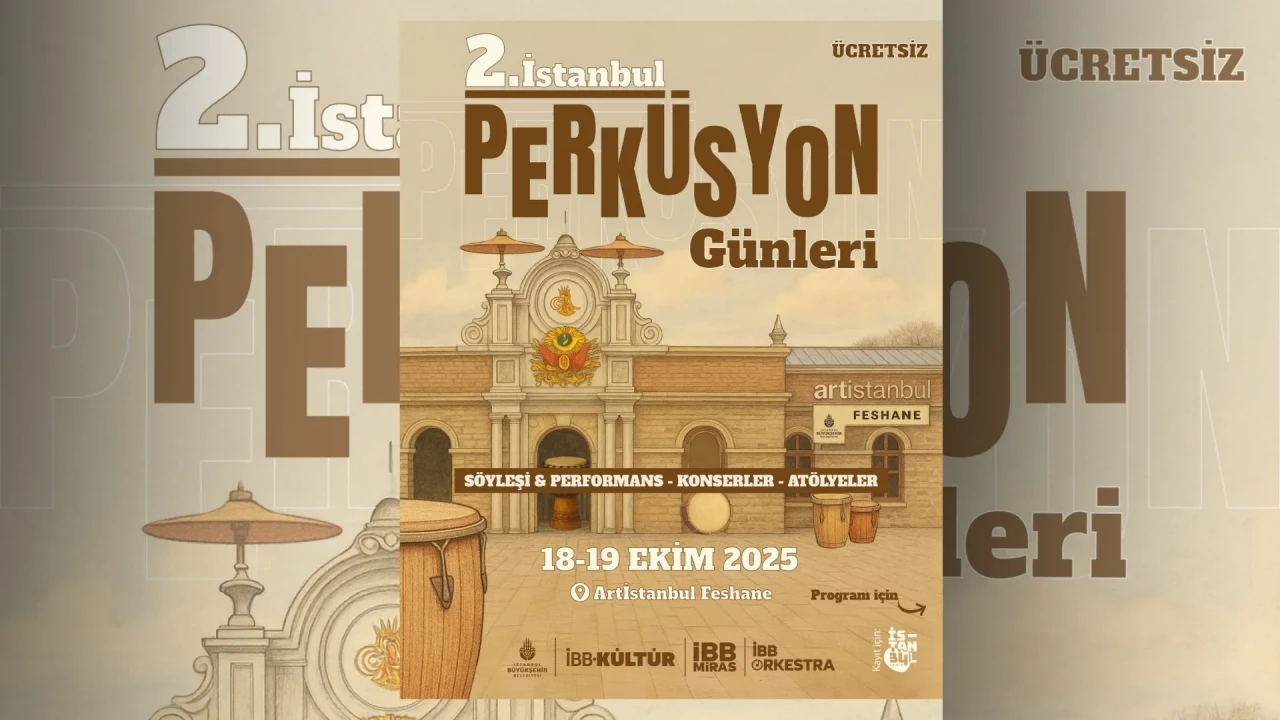 İstanbul 'Perküsyon Günleri' ritmin büyüsünü Feshane’ye taşıyor