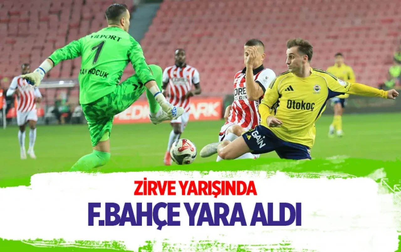 Fenerbahçe zirve yolunda yara aldı: Samsun’da puan kaybı