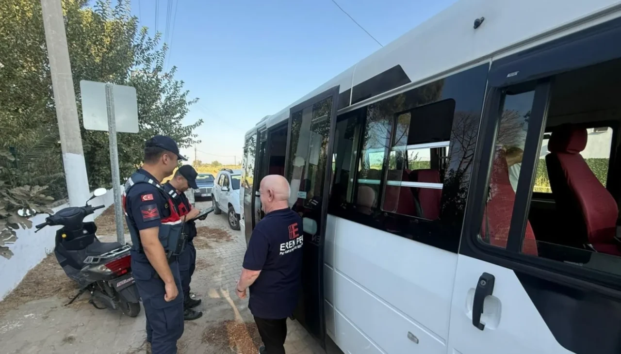 İncirliova’da okul servislerine güvenlik taraması