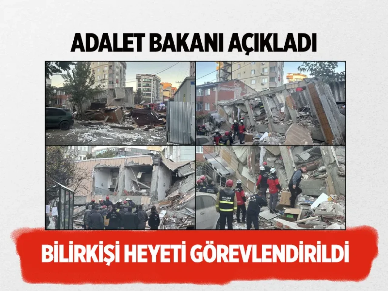 Gebze’de çöken binayla ilgili bilirkişi heyeti görevlendirildi