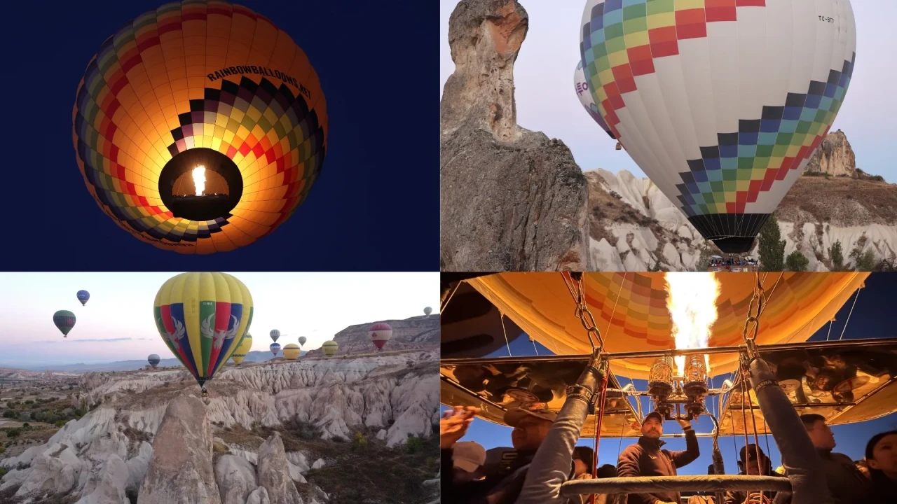 Kapadokya’da sıcak hava balonları yeniden gökyüzünde: Vadilerde görsel şölen