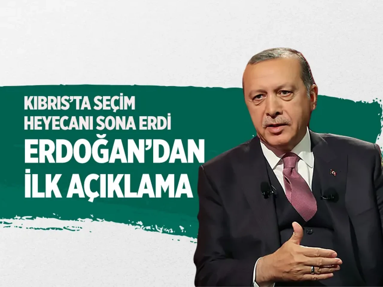 Kıbrıs'ta sandık heyecanı bitti: Erdoğan, yeni Cumhurbaşkanı Erhürman'ı tebrik etti