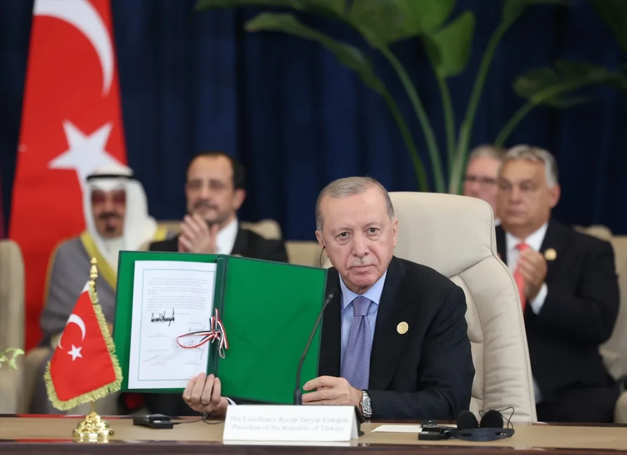 Trump Deklarasyonu’nun tam metni yayımlandı: Cumhurbaşkanı Erdoğan’ın da imzası var!