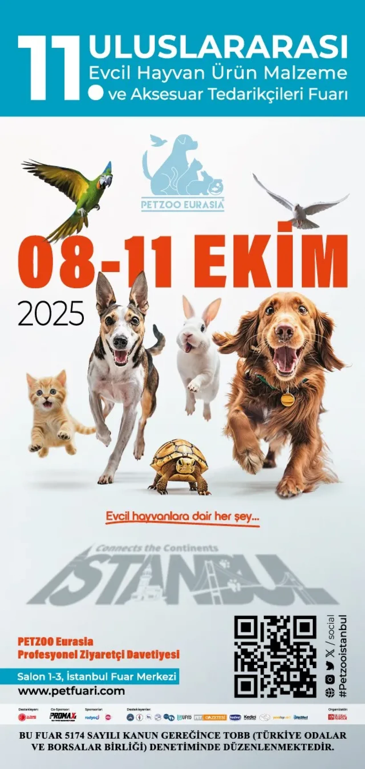 Dünyanın evcil dostları Petzoo Eurasia’da buluşuyor: Sektör İstanbul’da kalbinin attığı yerde