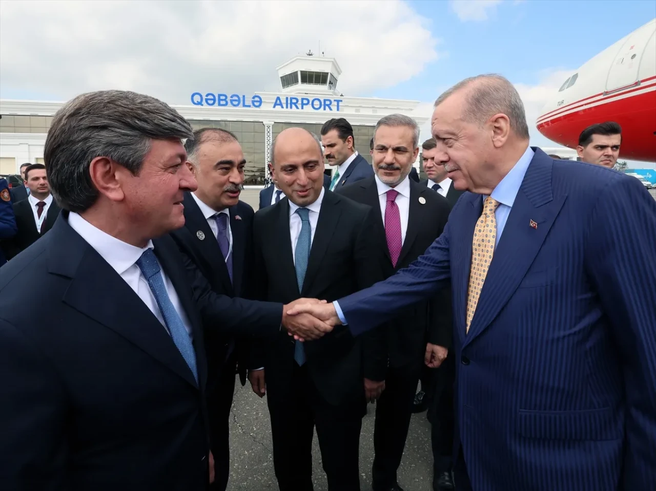 Cumhurbaşkanı Erdoğan Türk Dünyası Zirvesi için Azerbaycan’da