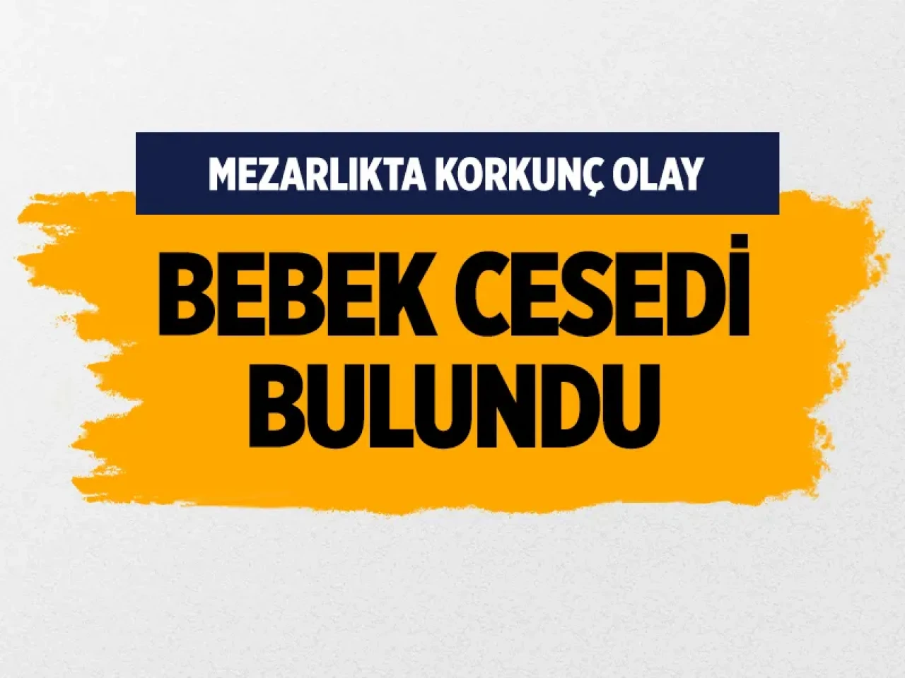 Eşinin mezarını ziyarete gitti, akıl almaz manzarayla karşılaştı: Vicdanları sızlatan bebek cesedi