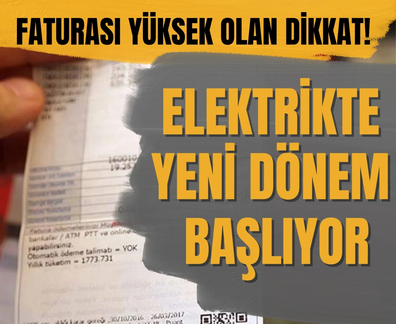 Elektrik faturasına yeni sınır: Yeni yılda faturalar değişiyor!