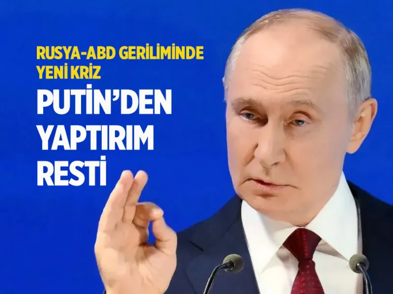 Putin'den Trump'a meydan okuma: Baskıyla hiçbir şey elde edemezsiniz!